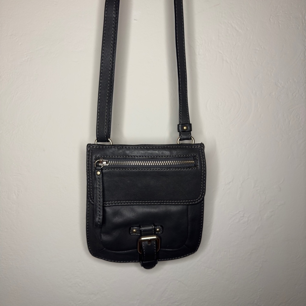 BANANA REPUBLIC MINI LEATHER CROSSBODY BAG